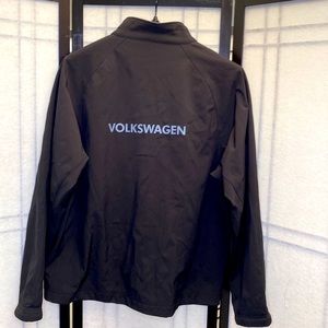 Volkswagen Logo Black Soft Shell Warm Jacket by Landway